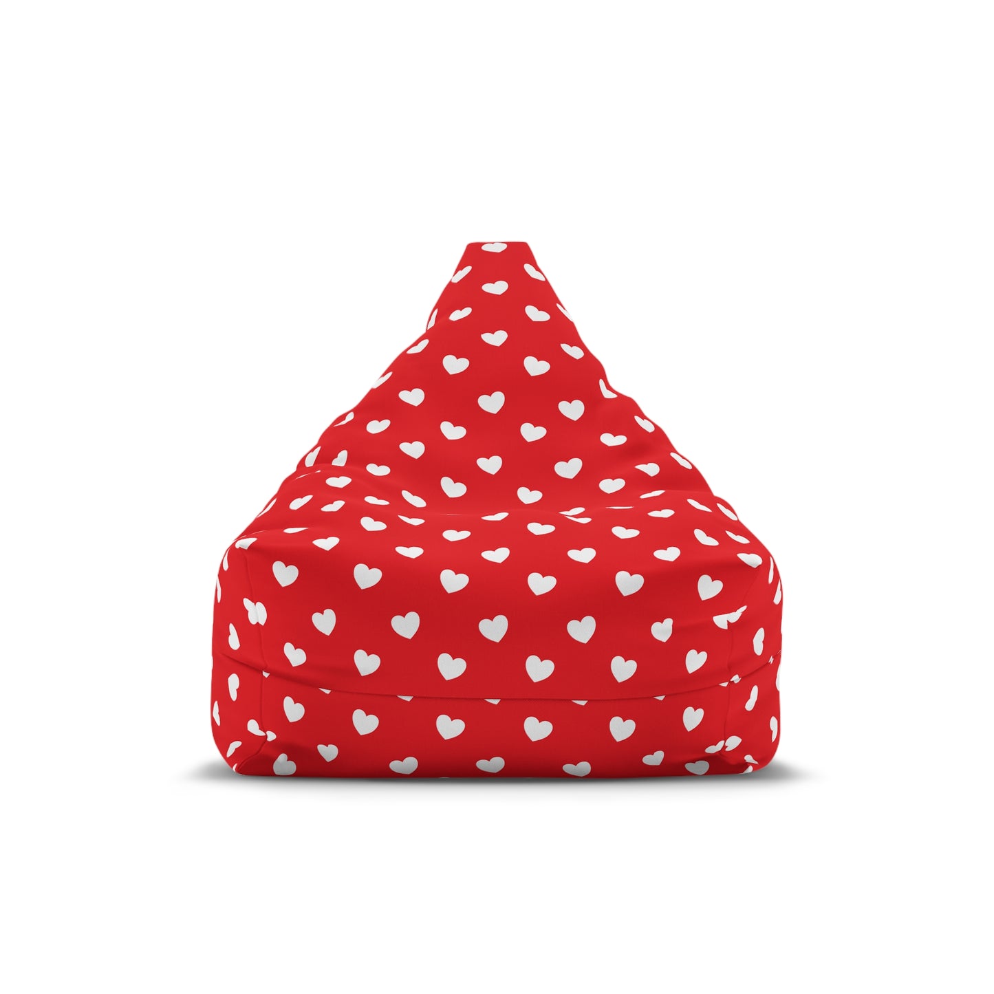 Red Heart Bean Bag Chair Cover