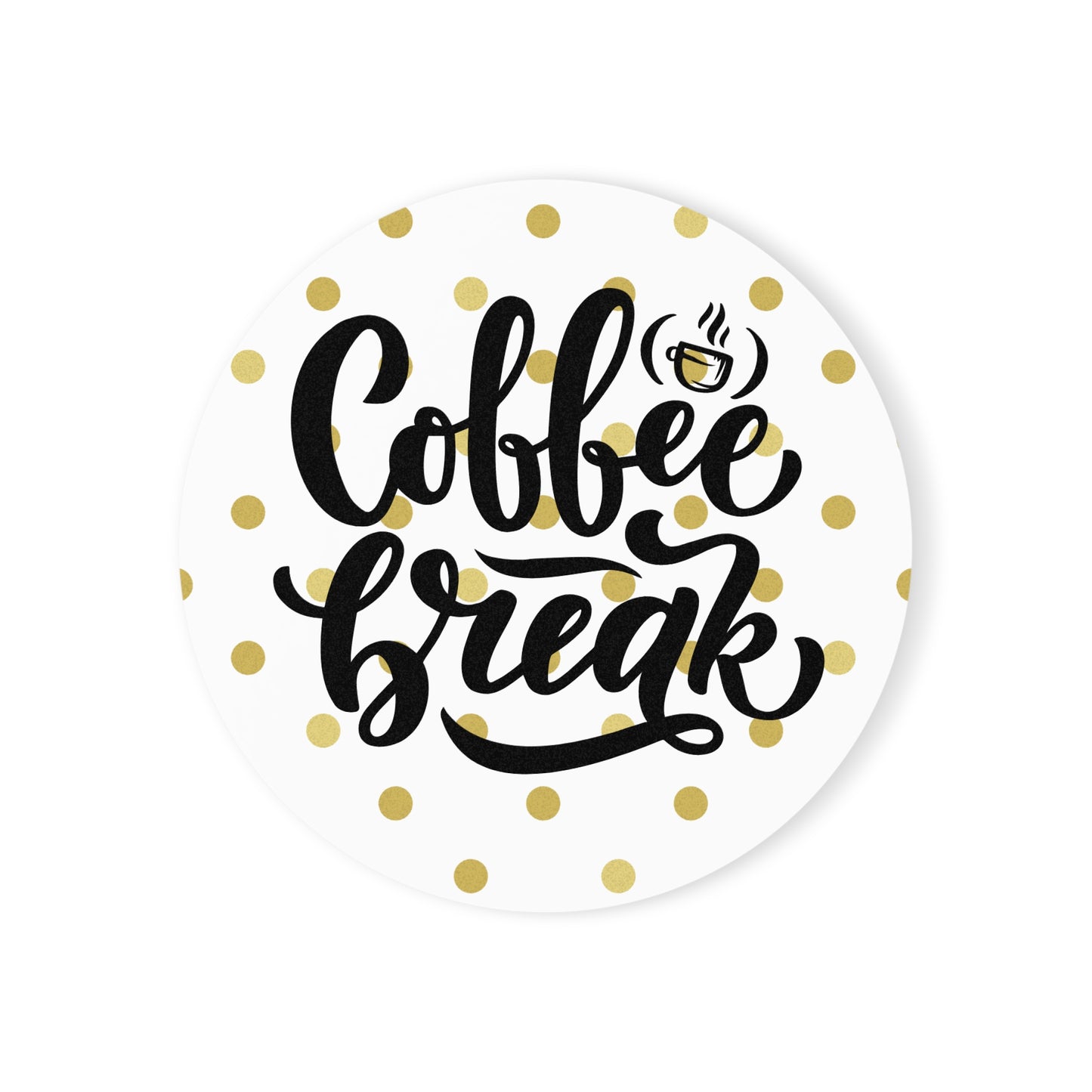 Coffee Break Cork Coaster