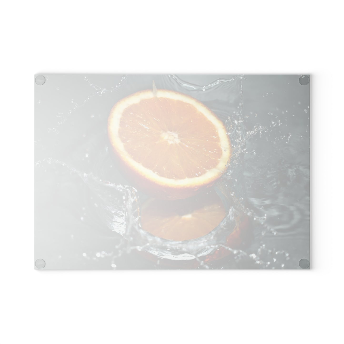 Splashing Orange Glass Cutting Board – Kitchen Art & Prep Surface