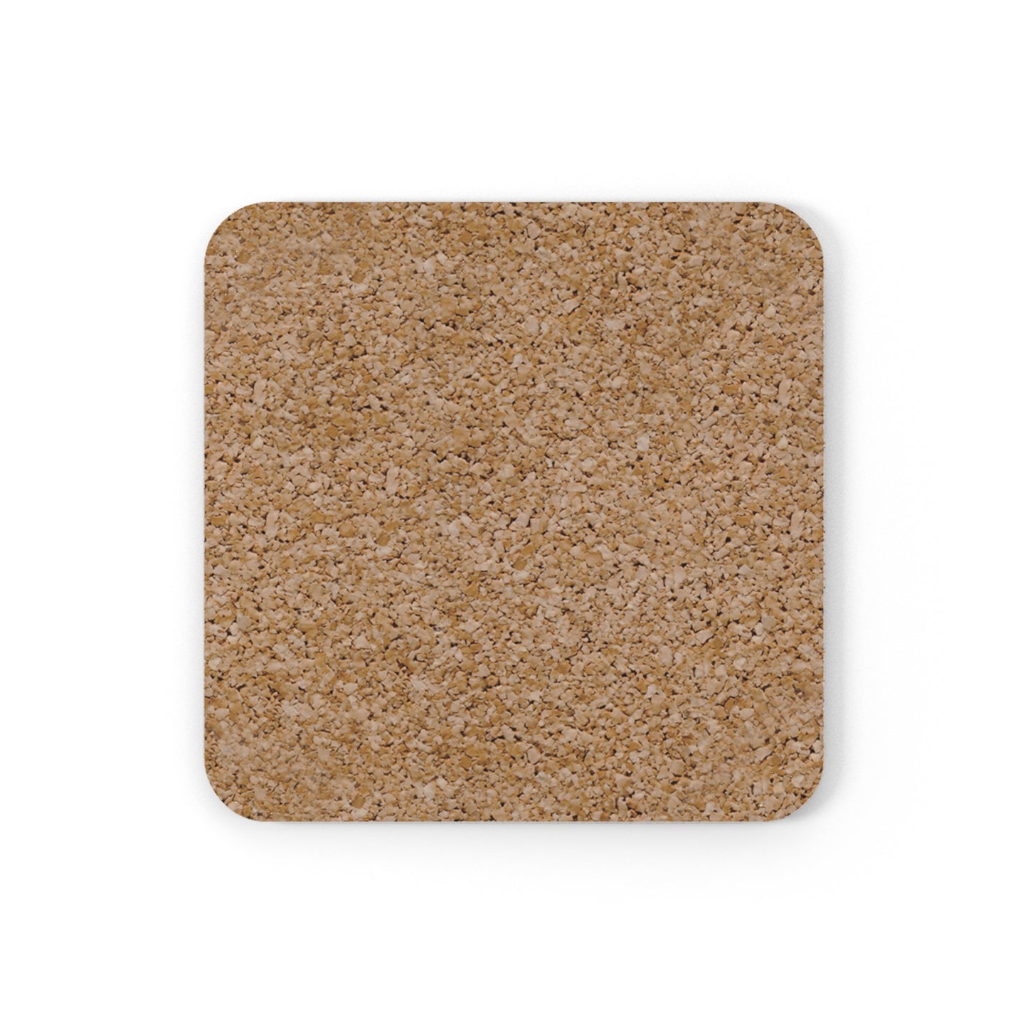 Retro Triangles Round Cork Coaster