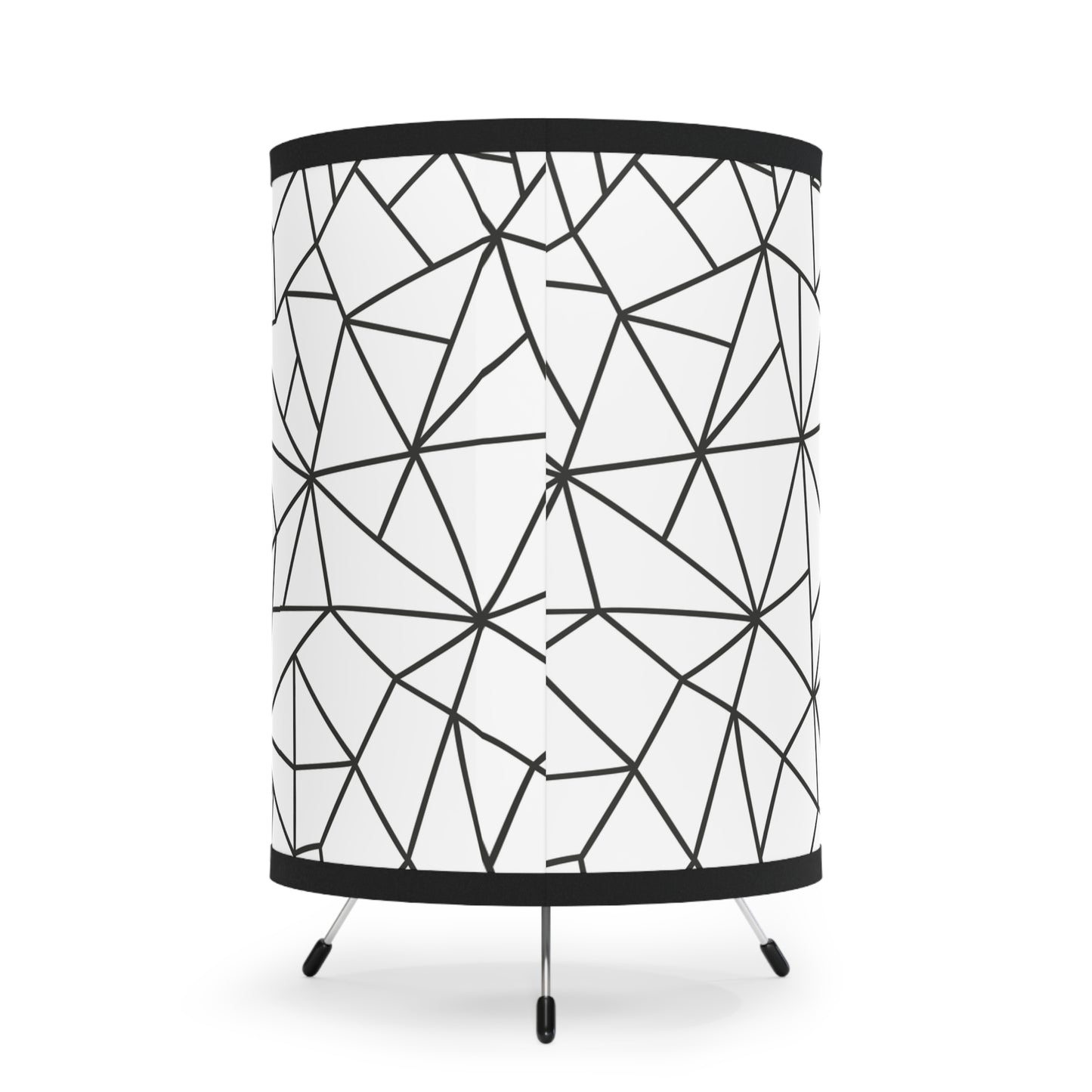 Geometric Glow Tripod Lamp