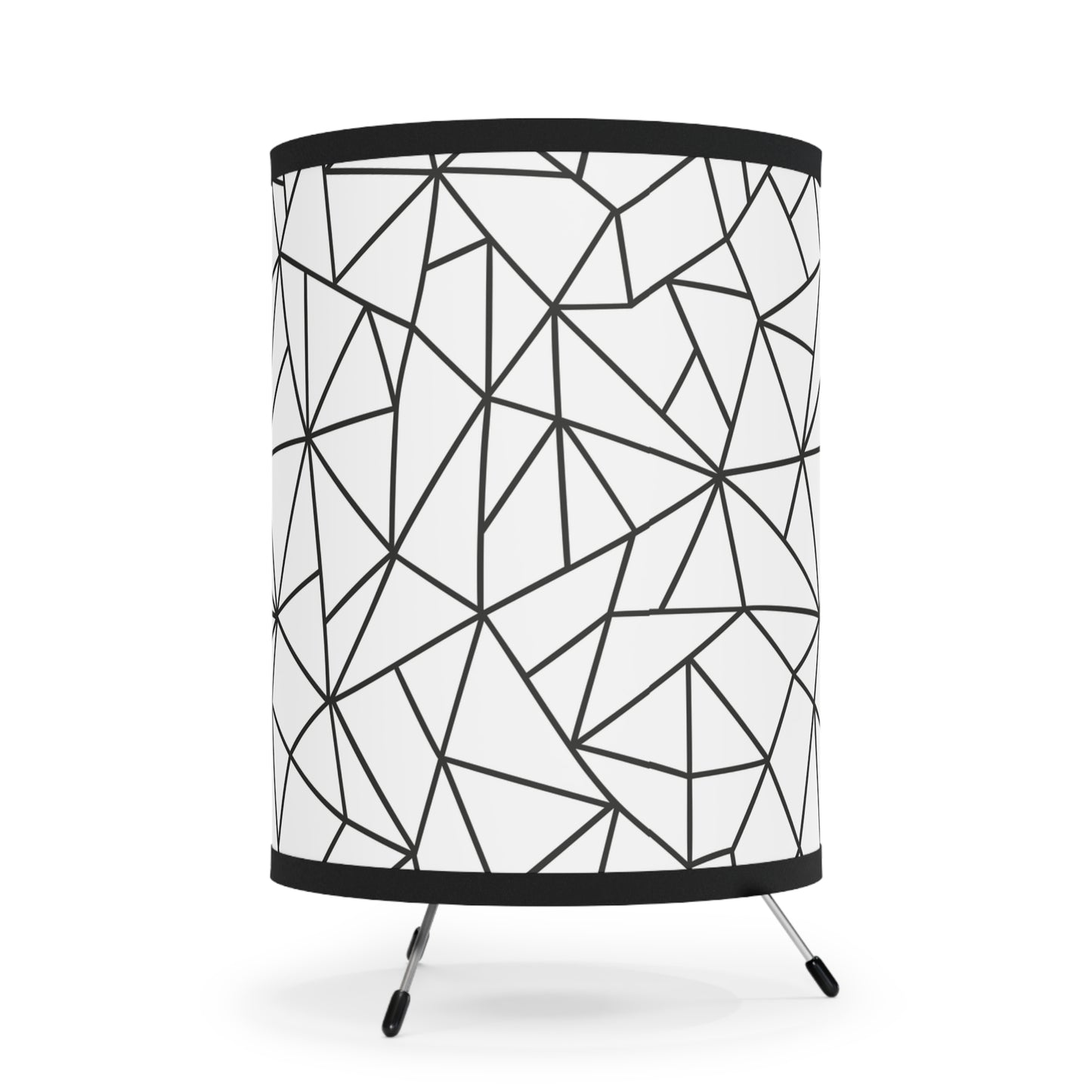 Geometric Glow Tripod Lamp