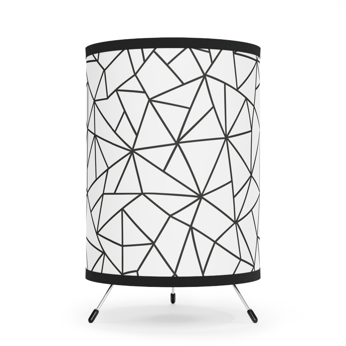 Geometric Glow Tripod Lamp
