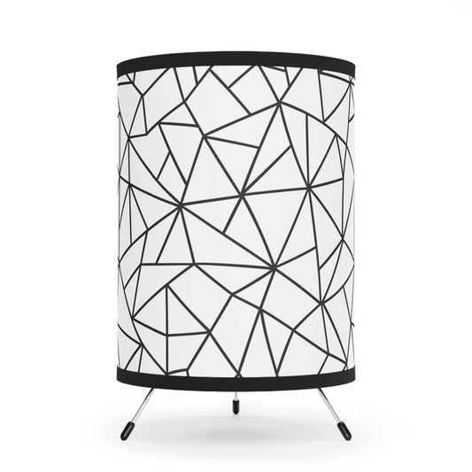 Geometric Glow Tripod Lamp