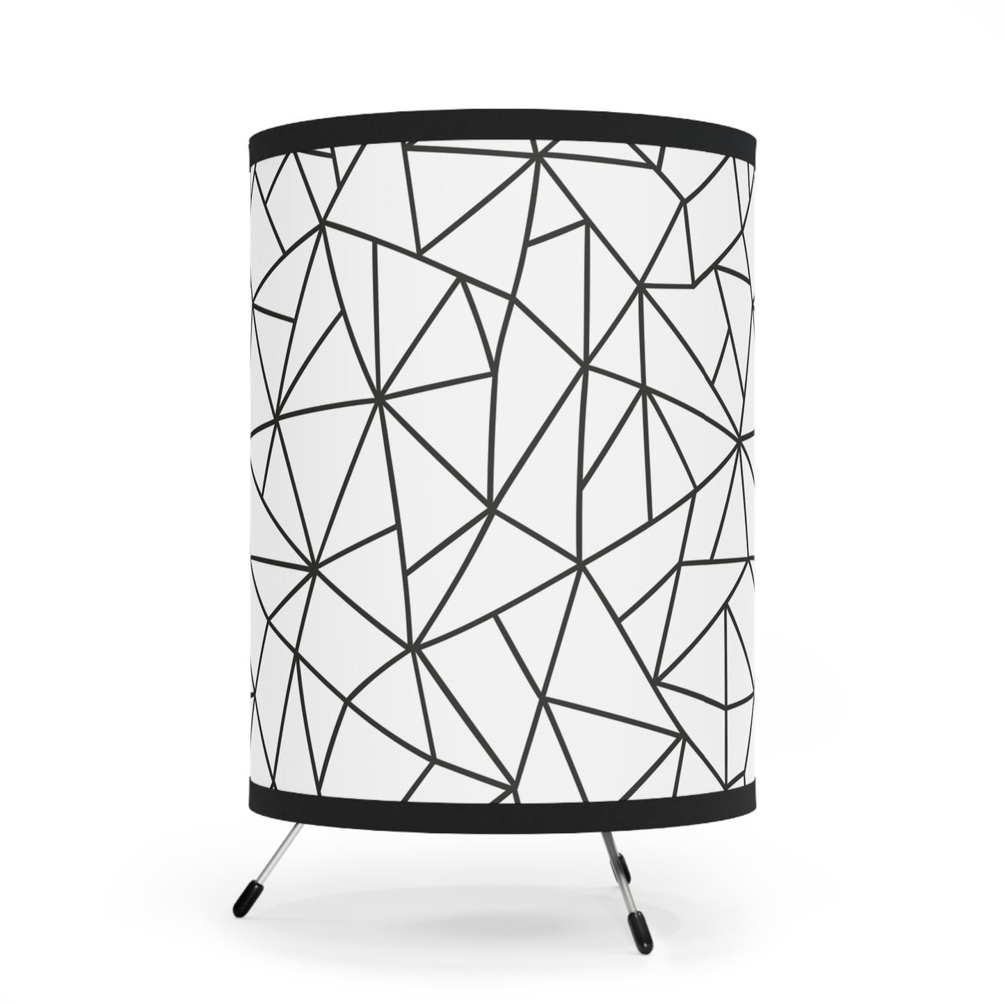 Geometric Glow Tripod Lamp