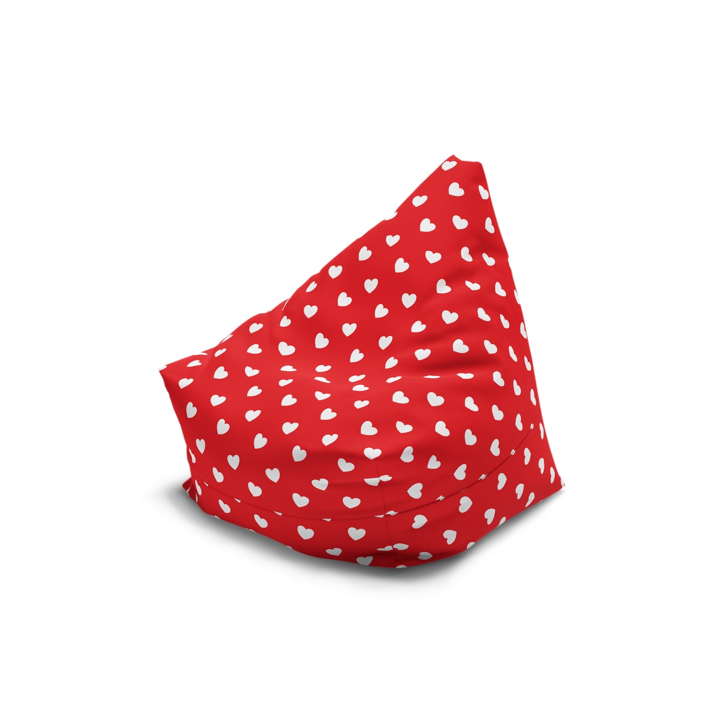 Red Heart Bean Bag Chair Cover