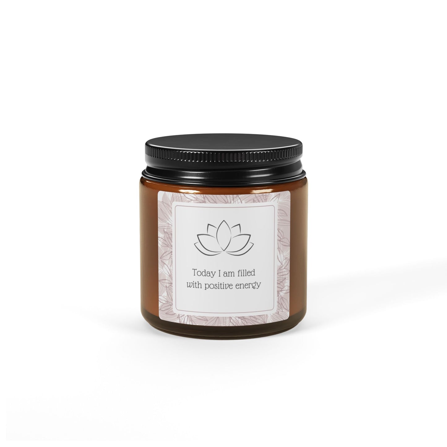 Positive Energy Soy Candle – Eco-Friendly Glass Jar (9oz)